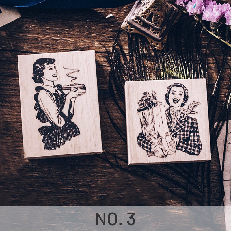 Stamprints TN Girl Characters Rubber Stamp 5