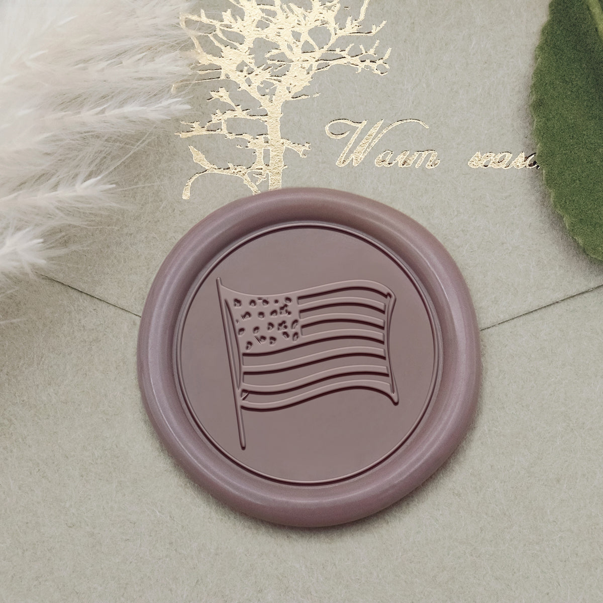 Stamprints US Flag Symbol Wax Seal Stamp 1