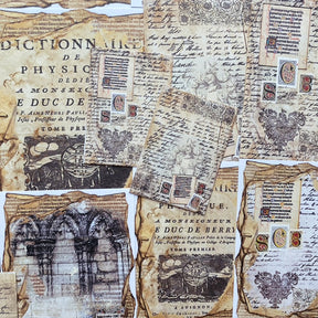 Stamprints Vintage English Architecture Baroque Junk Journal Material Paper 4