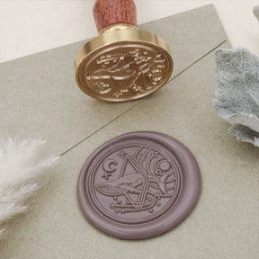 Wax Seal Stamp & Handle- Whale — Two Hands Paperie