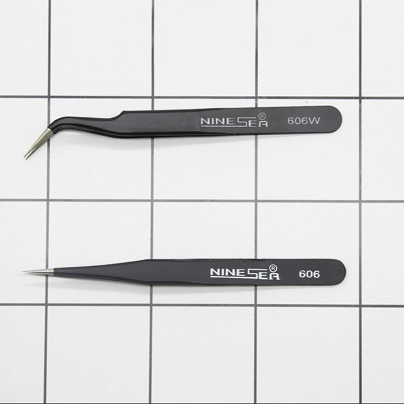Stamprints Tools & Accessories - JAKEMY Fine Tip Tweezer Straight Elbow Tweezer