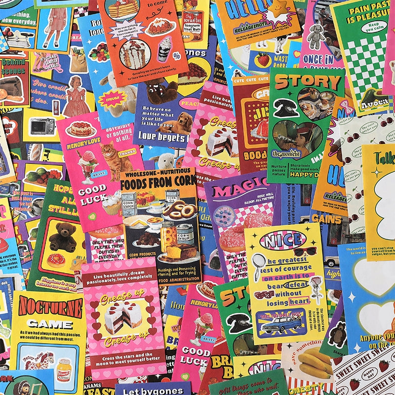 Sunny Weather Cute Cartoon Animal Scrapbook Paper Pack b1