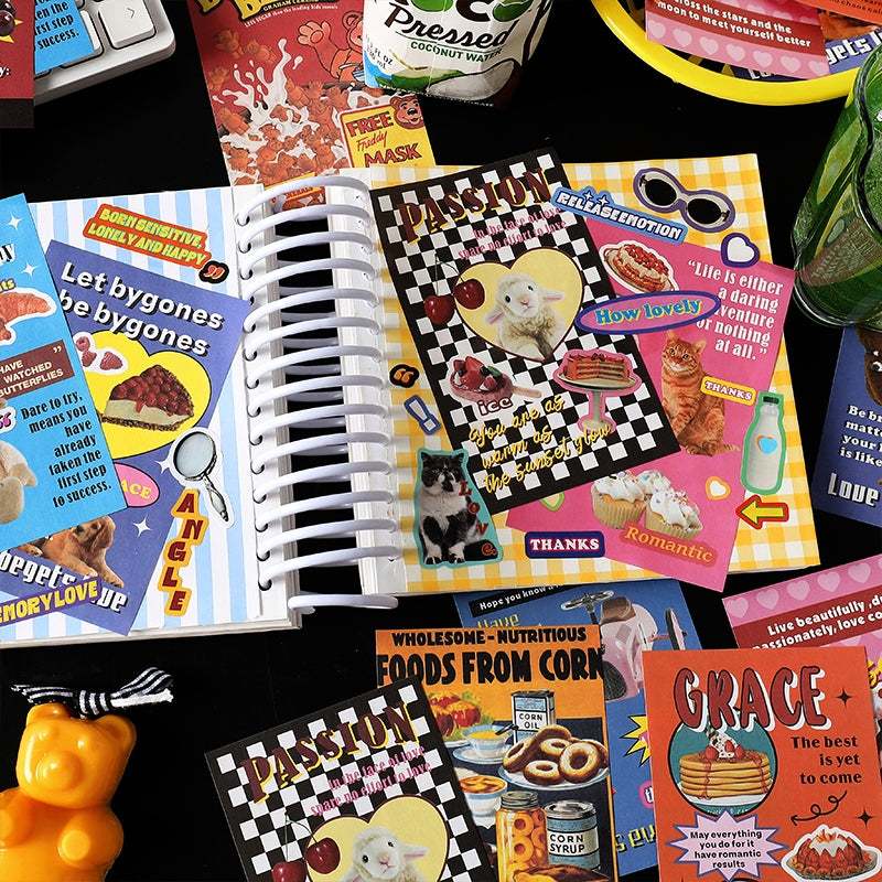 Sunny Weather Cute Cartoon Animal Scrapbook Paper Pack b2