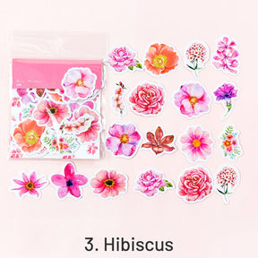 Sunshine Flower Language Elegant Floral Self-Adhesive Stickers sku-3