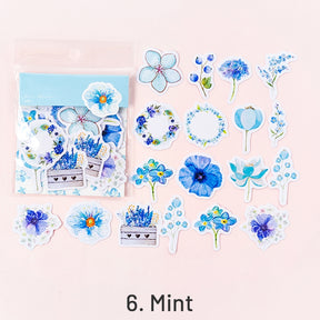 Sunshine Flower Language Elegant Floral Self-Adhesive Stickers sku-6