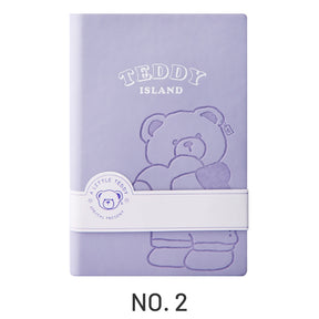 Teddy Bear Series Fresh And Cute Diary Journal Stamprints 16