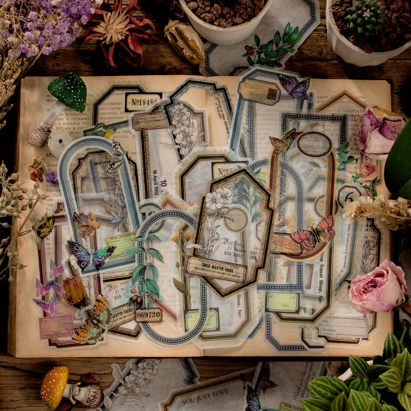The Memory of Manor Botanical Plant Label Sticker Pack b2