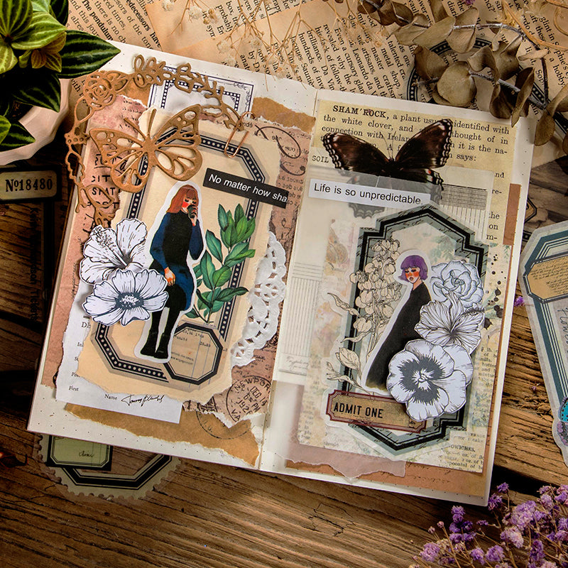 The Memory of Manor Botanical Plant Label Sticker Pack b4
