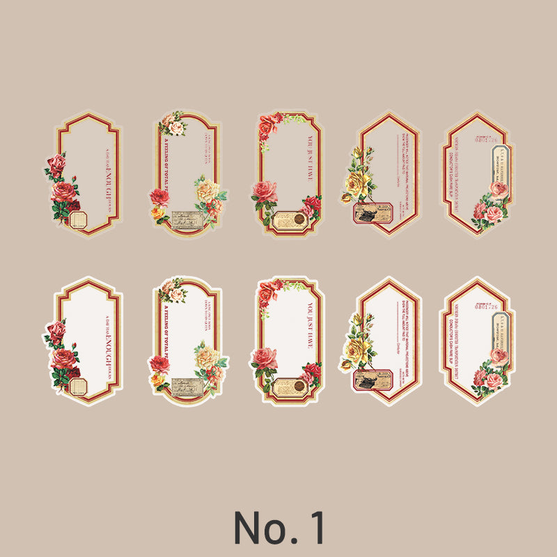 The Memory of Manor Botanical Plant Label Sticker Pack sku-1