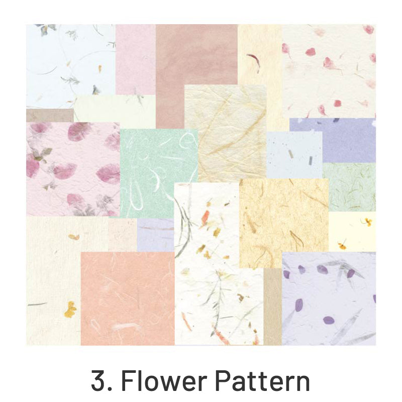 The Past Time Vintage Coffee Dyed Floral Pattern Scrapbook Paper Pack sku-3
