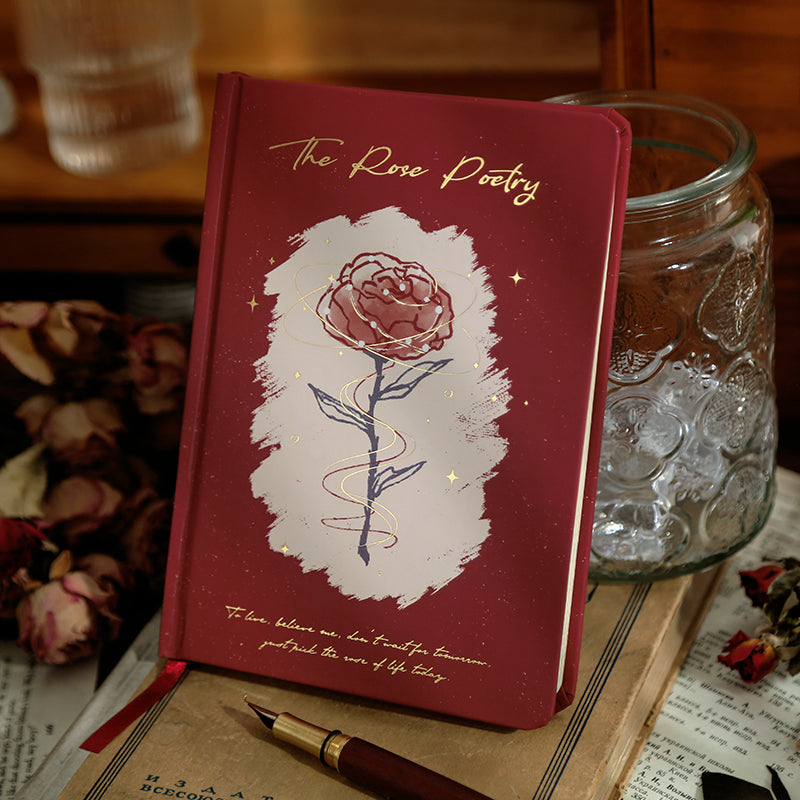 The Rose Poetry Hardcover Notebook b3
