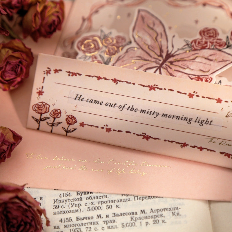 Three-Dimensional Rose Card 1