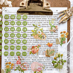 Time Collage Gallery Vintage Calendar Sticker Pack c