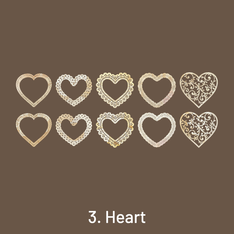 Time Travel Hollow Lace Border Decorative Paper sku-3