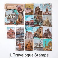 1. Travelogue Stamps