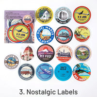 3. Nostalgic Labels