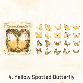 Translucent Amazing Butterfly PVC Sticker Pack sku-4