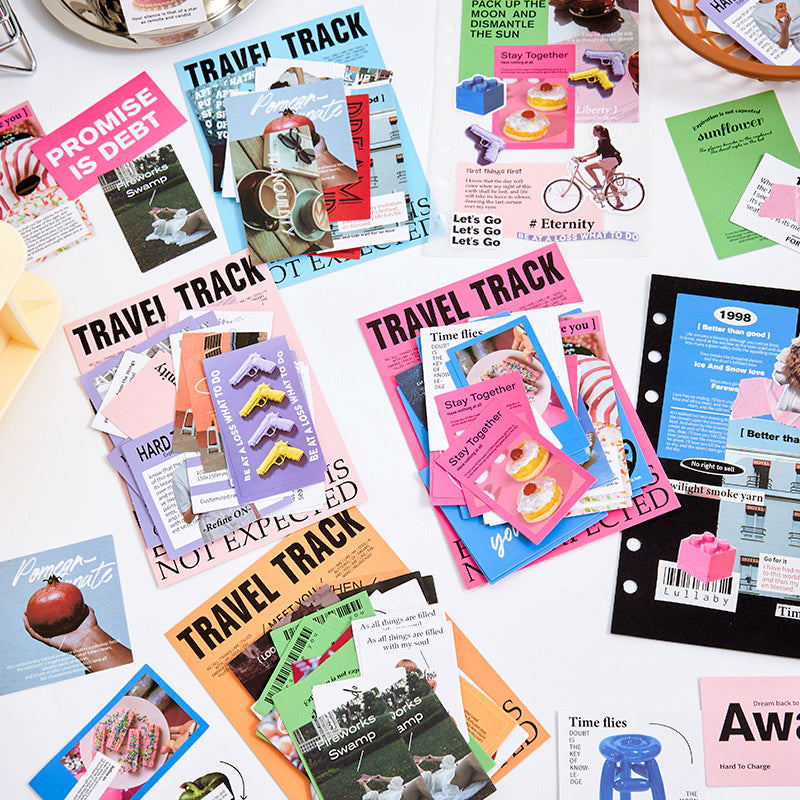 Magazine Address Sticker Travel Magazine Self-Adhesive Stickers | Stamprints Premium Collection