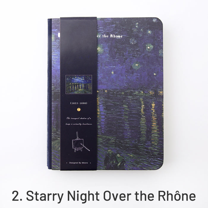 Van Gogh Monet World Famous Painting Artistic Notebook - Diary | Stamprints