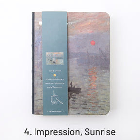 Van Gogh Monet World Famous Painting Artistic Notebook sku-4