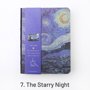 Van Gogh Monet World Famous Painting Artistic Notebook sku-7