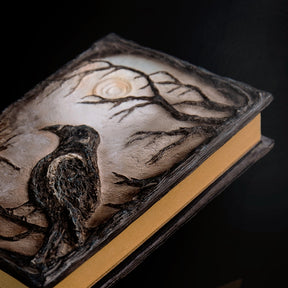 Vintage 3D Embossed Dark Raven Magic Notebook5
