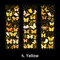 Papier Peint Autocollant Amovible 3D Dream Butterfly N01628 – Coloré, Motifs Papillons, Déco Murale