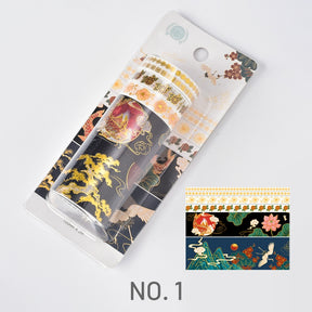 Chinese Style Hot Stamping Washi Tape Set - Myth, Legend, Scenery, Animals sku-1
