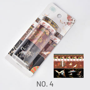 Chinese Style Hot Stamping Washi Tape Set - Myth, Legend, Scenery, Animals sku-4