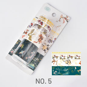 Chinese Style Hot Stamping Washi Tape Set - Myth, Legend, Scenery, Animals sku-5