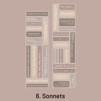 6. Sonnets
