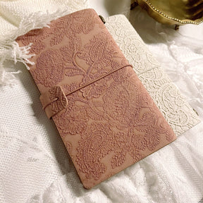 Vintage European Style Carved Lace Travel Notebook b2
