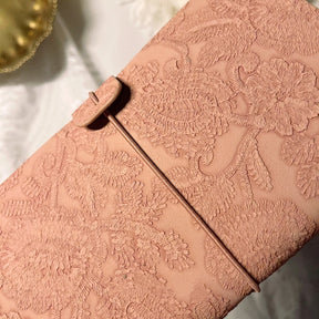 Vintage European Style Carved Lace Travel Notebook c2