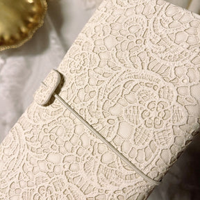Vintage European Style Carved Lace Travel Notebook c