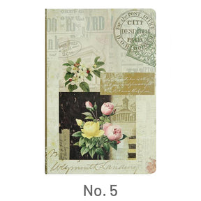 Vintage European Style Hardcover Colored Page Notebook sku-5