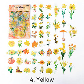 Vintage Floral Journal Diary PET Deco Sticker sku-4