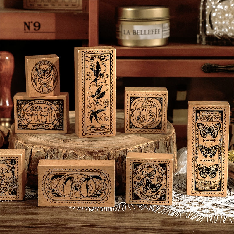 Vintage Pattern Combination Rubber Stamp 5