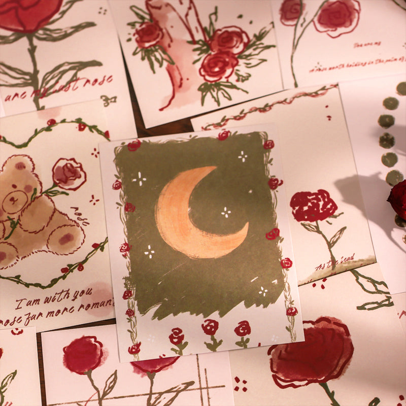 Vintage Rose Boxed Note Paper c3