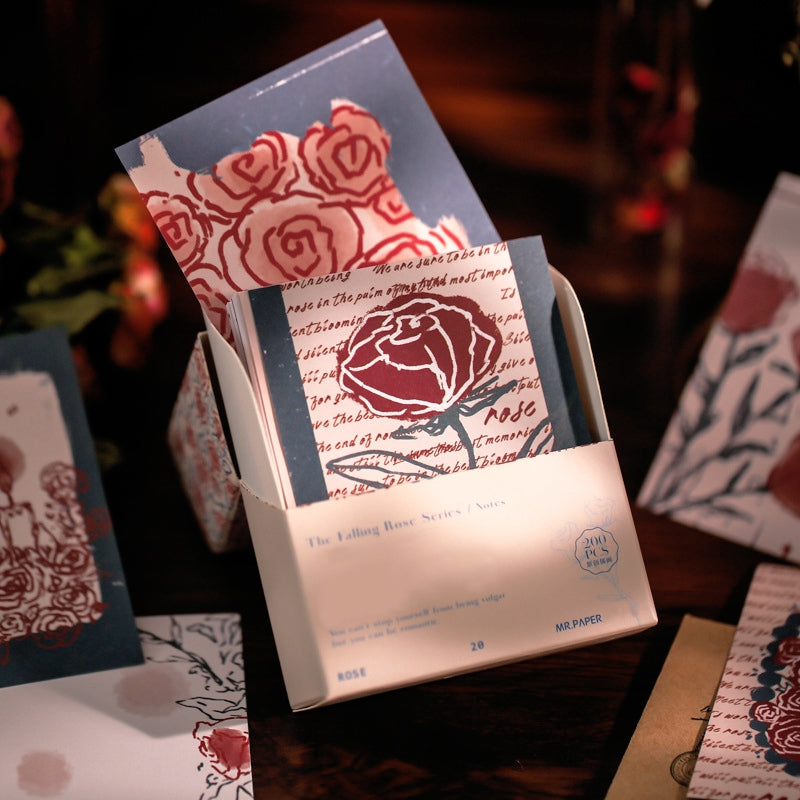 Vintage Rose Illustration Material Paper 1