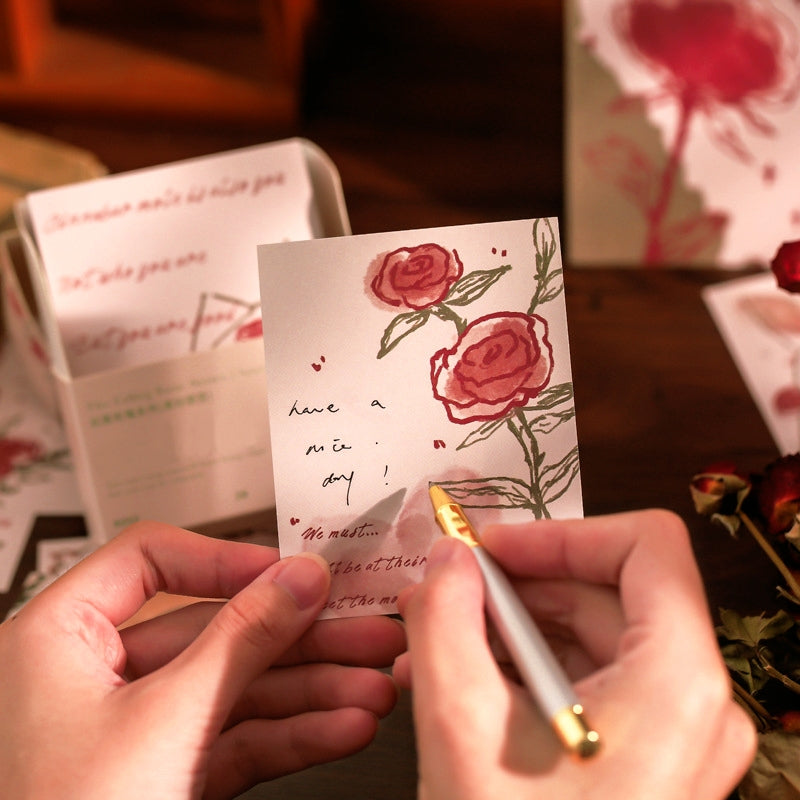 Vintage Rose Illustration Material Paper 3