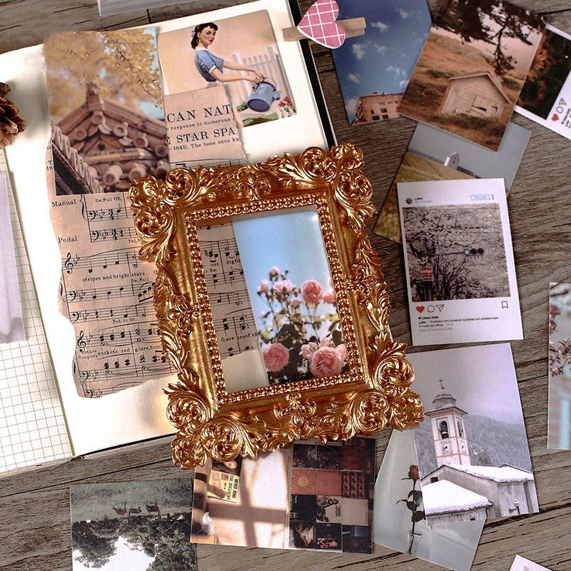 Vintage Scenery Collage Washi Paper Sticker Book b