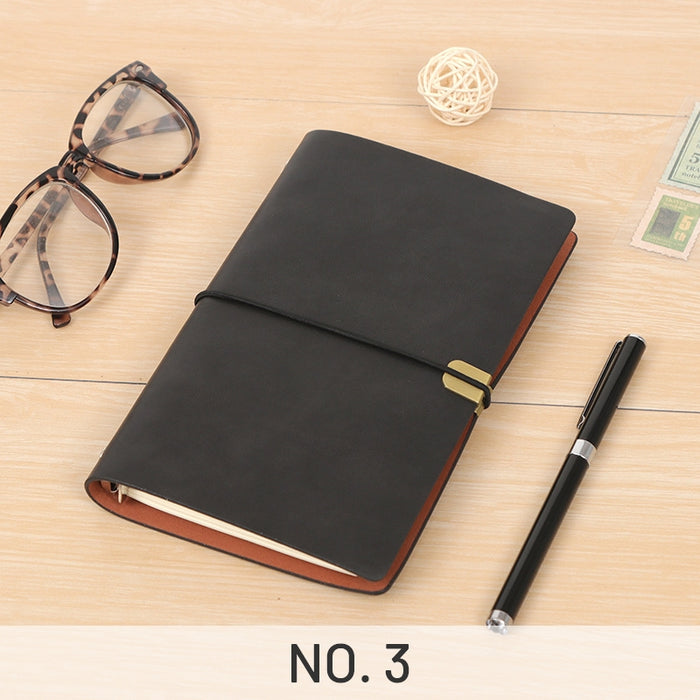 Notebool String Vintage Loose-Leaf String Journal Notebook - Travel Journal|Stamprints