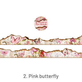 Vintage Special Shaped Burnt Butterfly Washi Tape sku-1