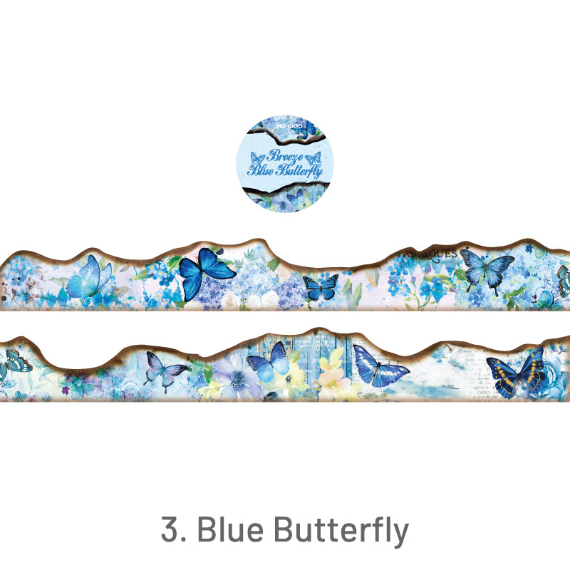 Vintage Special Shaped Burnt Butterfly Washi Tape sku-3