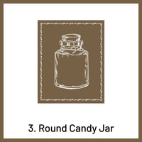 3. Round Candy Jar