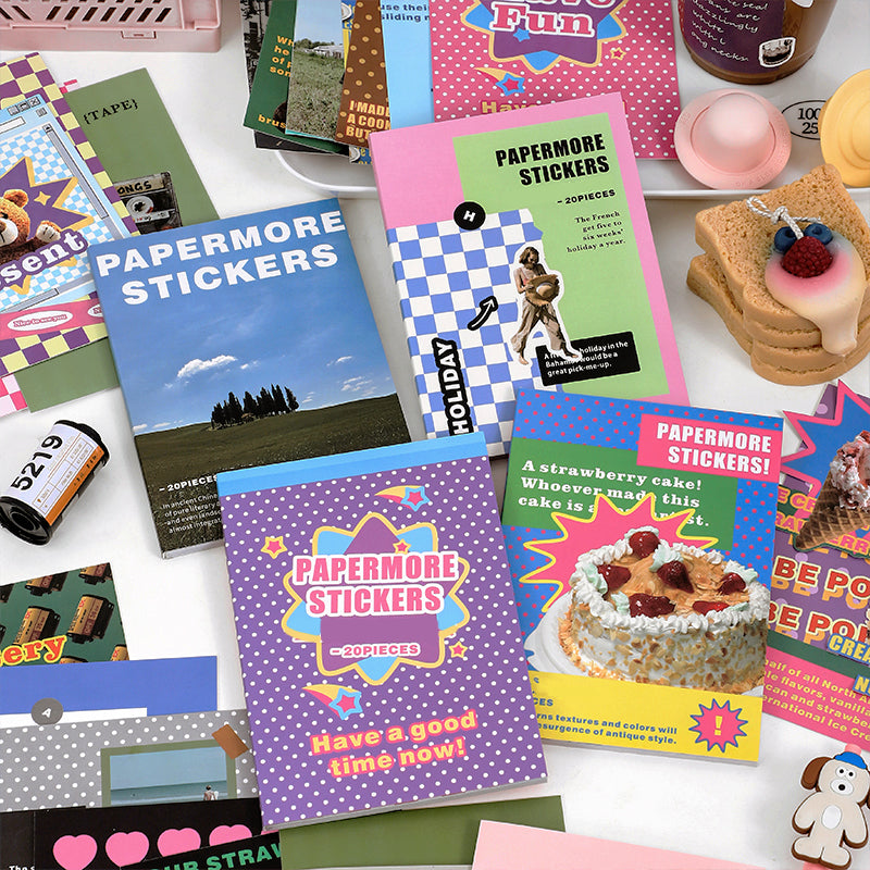 Whimsy Life Adhesive Background Sticker Book a
