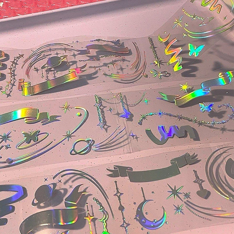 White Ink Bubble Pet Tape 1