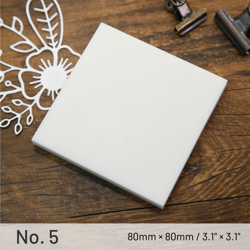 White Square DIY Rubber Stamp Carving Block sku-2
