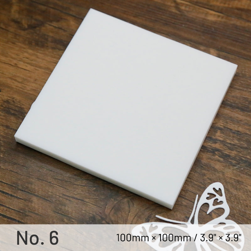 White Square DIY Rubber Stamp Carving Block sku-3