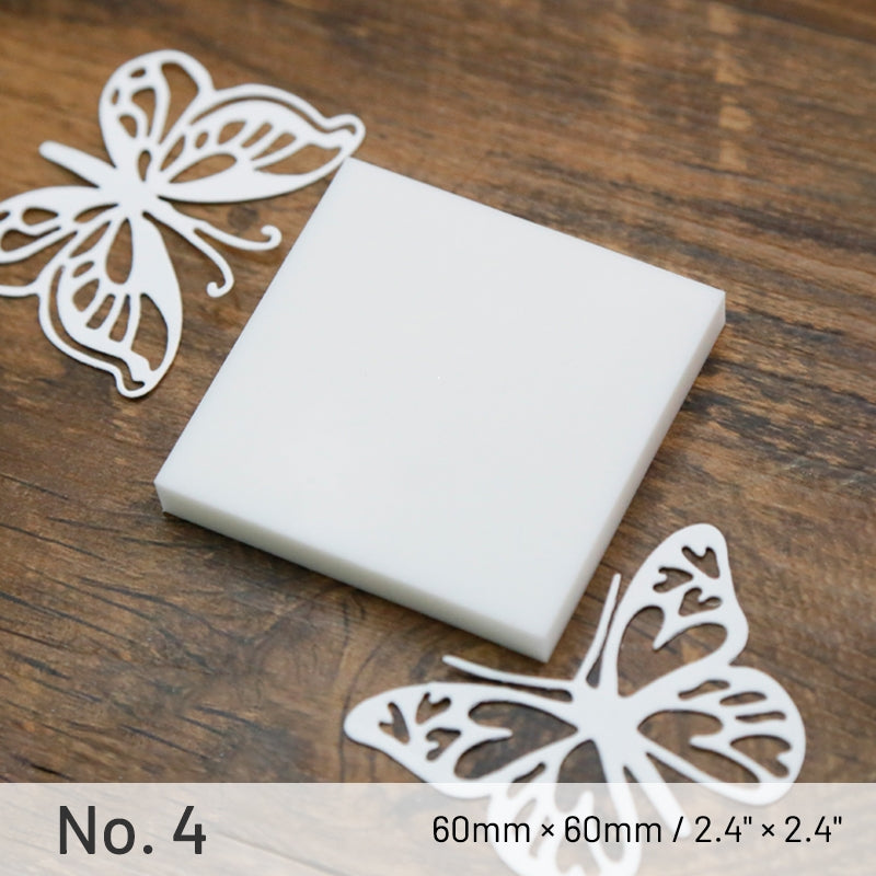Toolkit - White Square DIY Rubber Stamp Carving Block